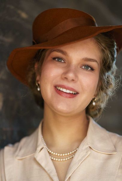 Female portrait Haworth 1940s Weekend