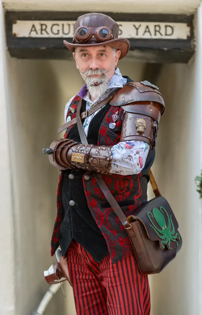 Steampunk Man Whitby July 2024