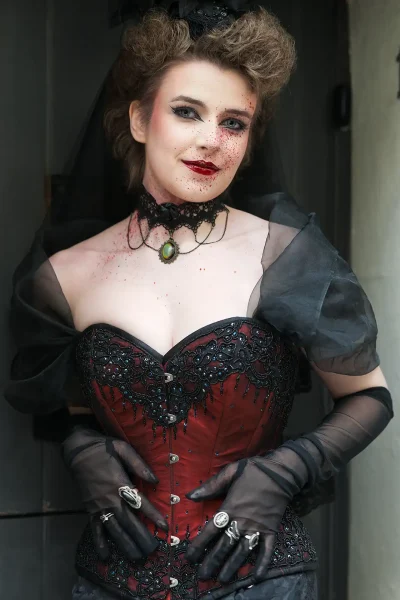 An Emo Cosplayer - Whitby Goth Weekend