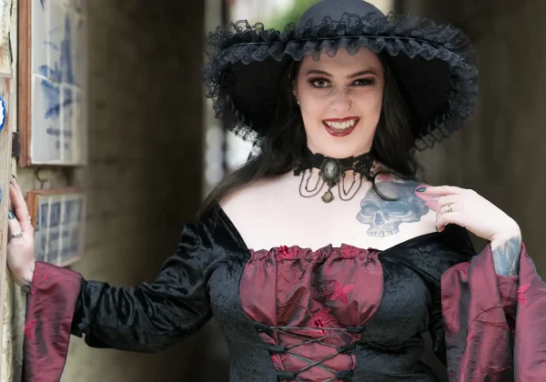 Female portrait - Whitby Goth Weekend Nov 24