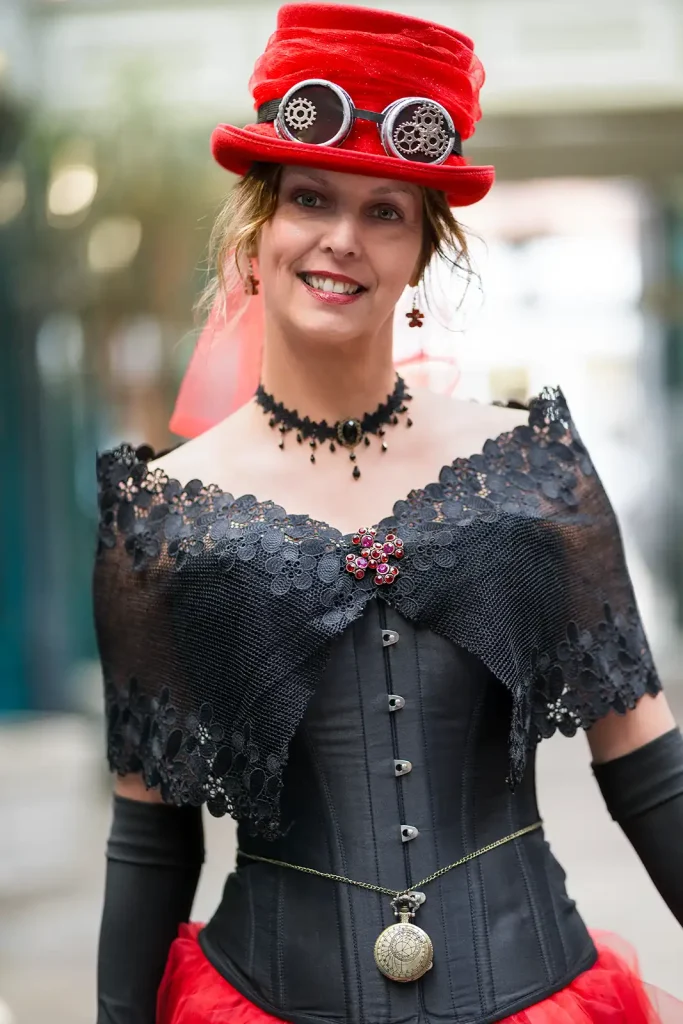 Lesley Anne Peck at Newark Steampunk Festival