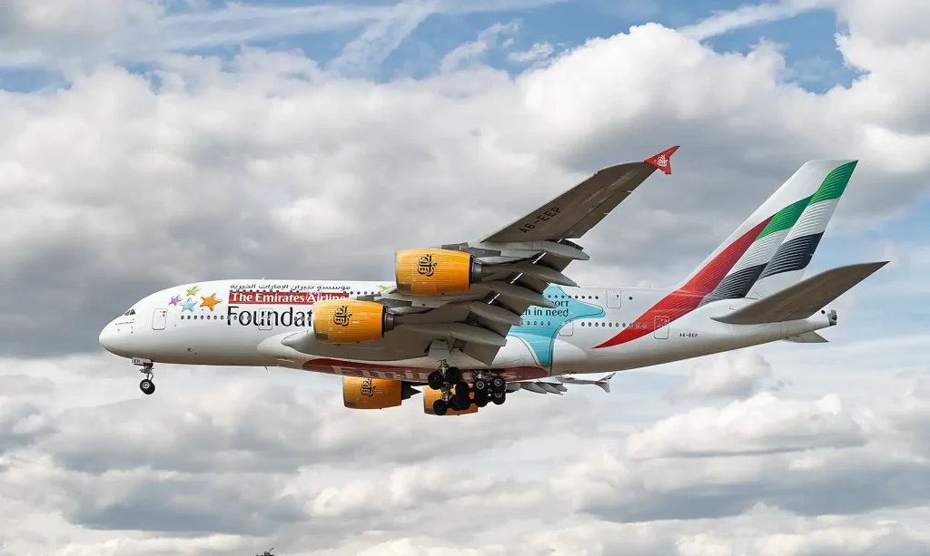 A6-EEP Emirates Airbus A380