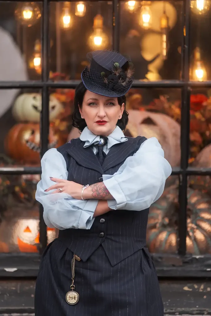 Betsie Armstong at Haworth Steampunk Weekend October 2025