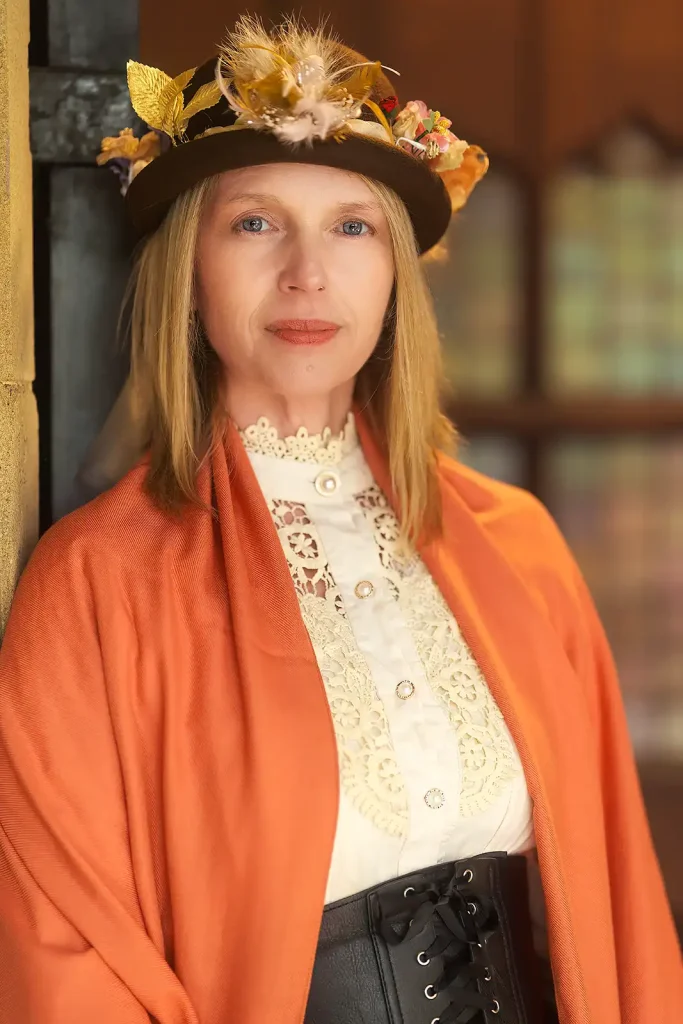 Lauren at Haworth Steampunk Weekend