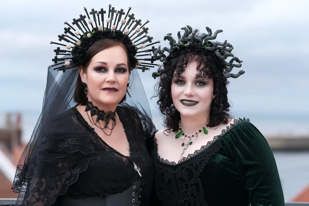 Mother & Daughter at Whitby Goth November 2025