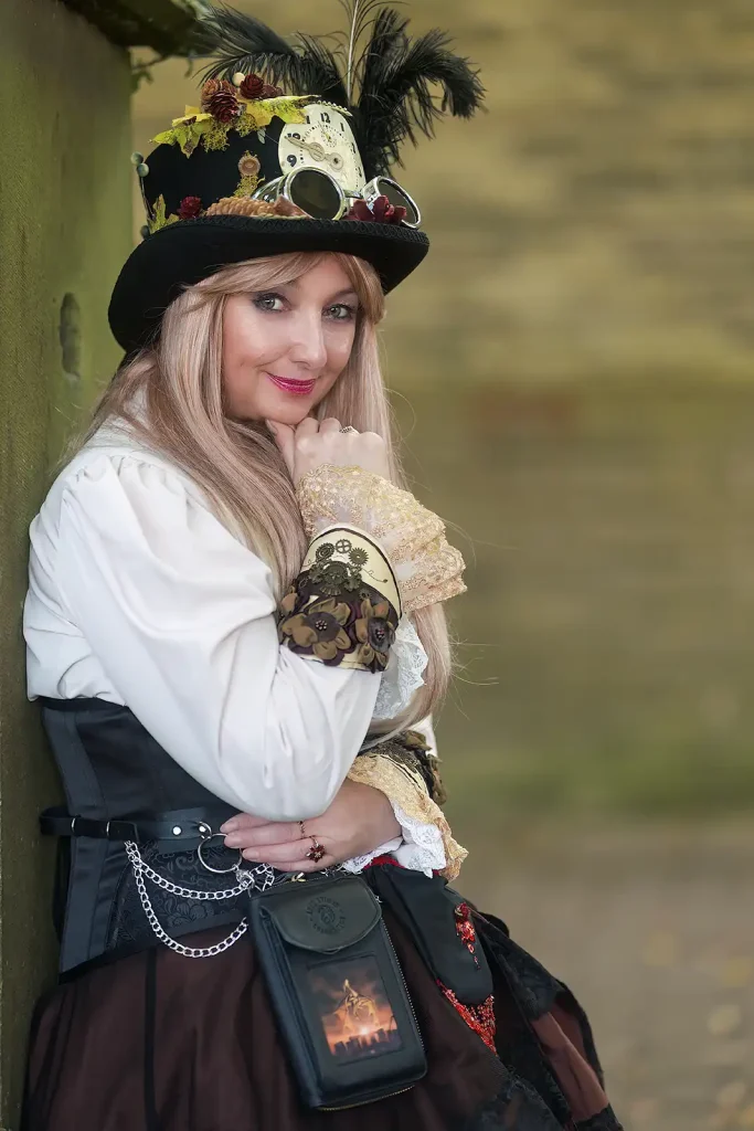Terri Harris at Haworth Steampunk Weekend October 2025